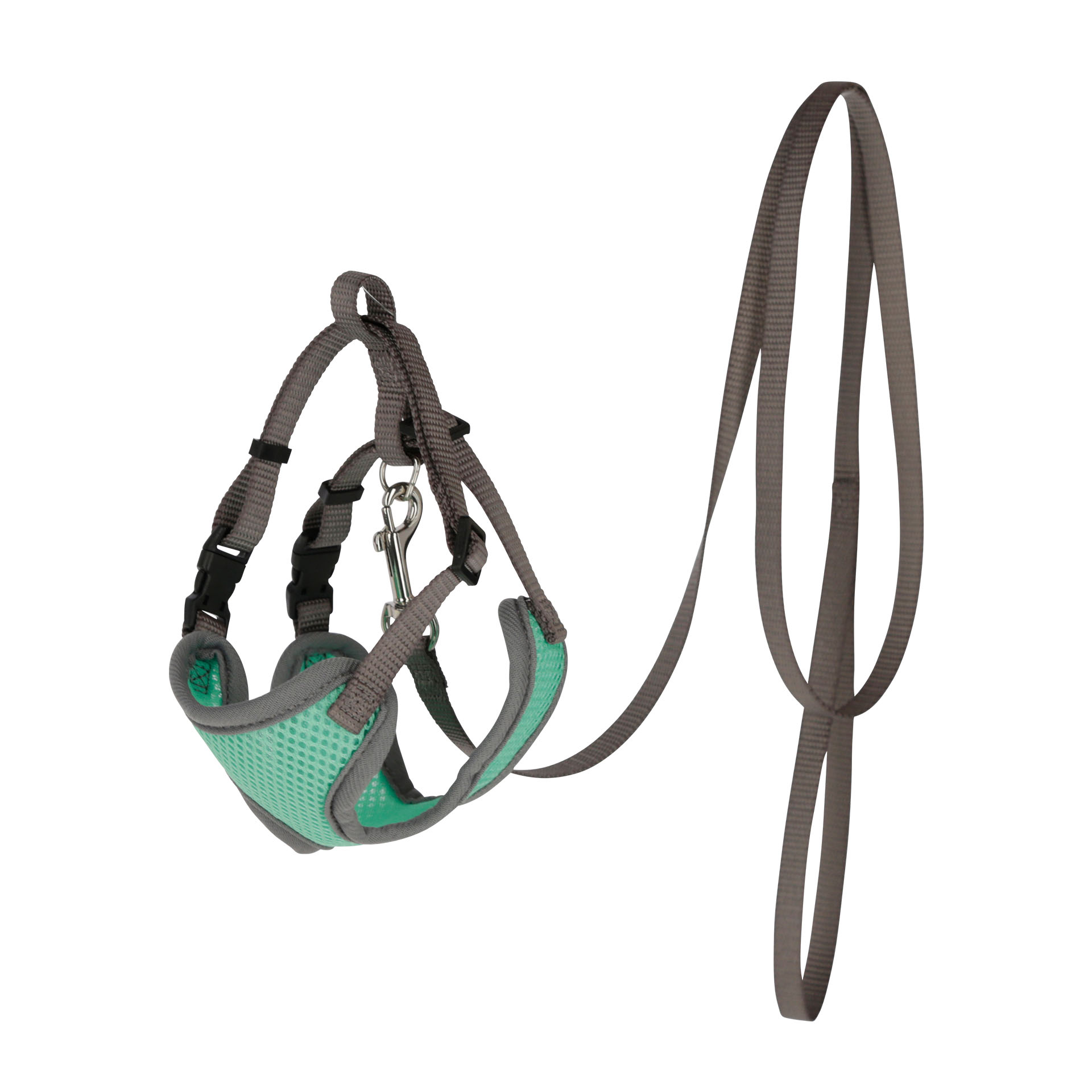 Peitoral Com Trela Gato Verde KERBL