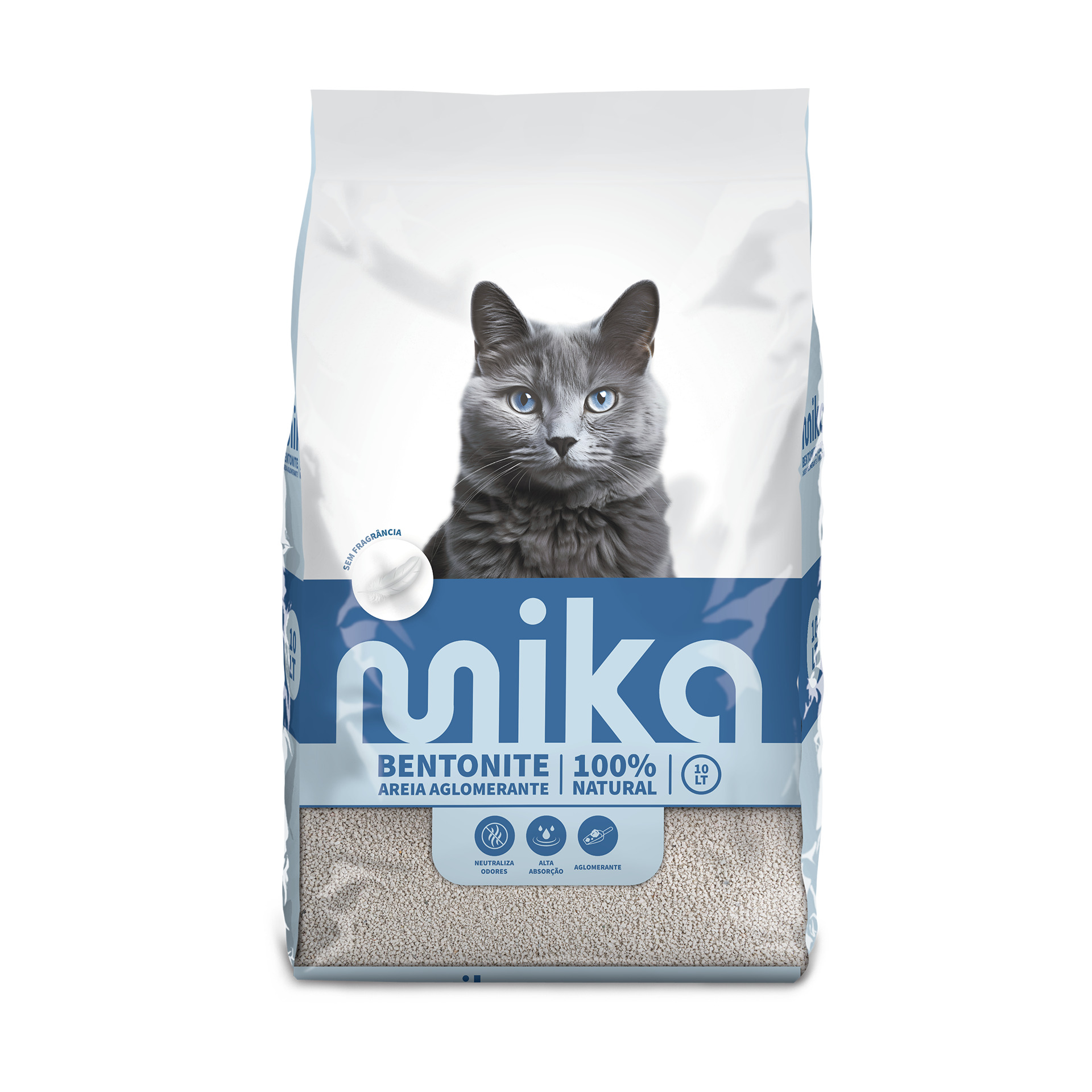 Areia Aglomerante Natural 10 L MIKA