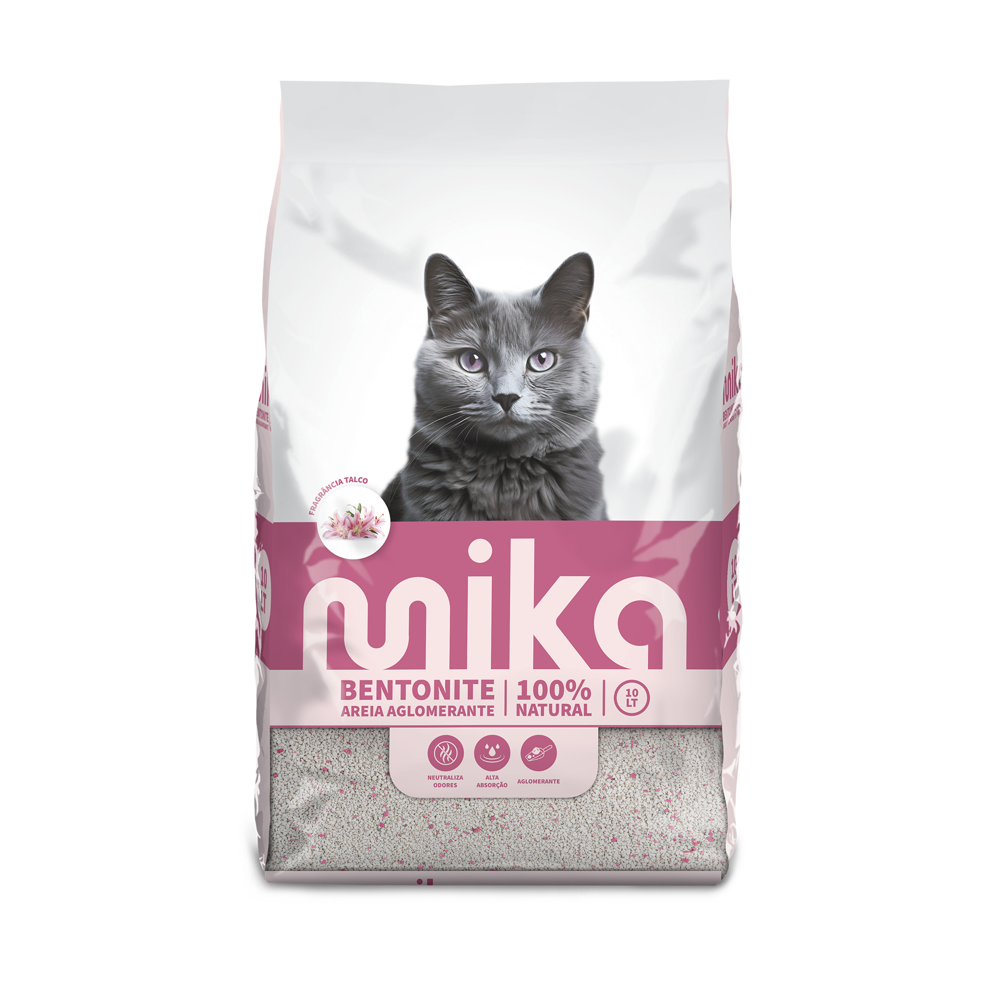 Areia Aglomerante Talco 10 L MIKA