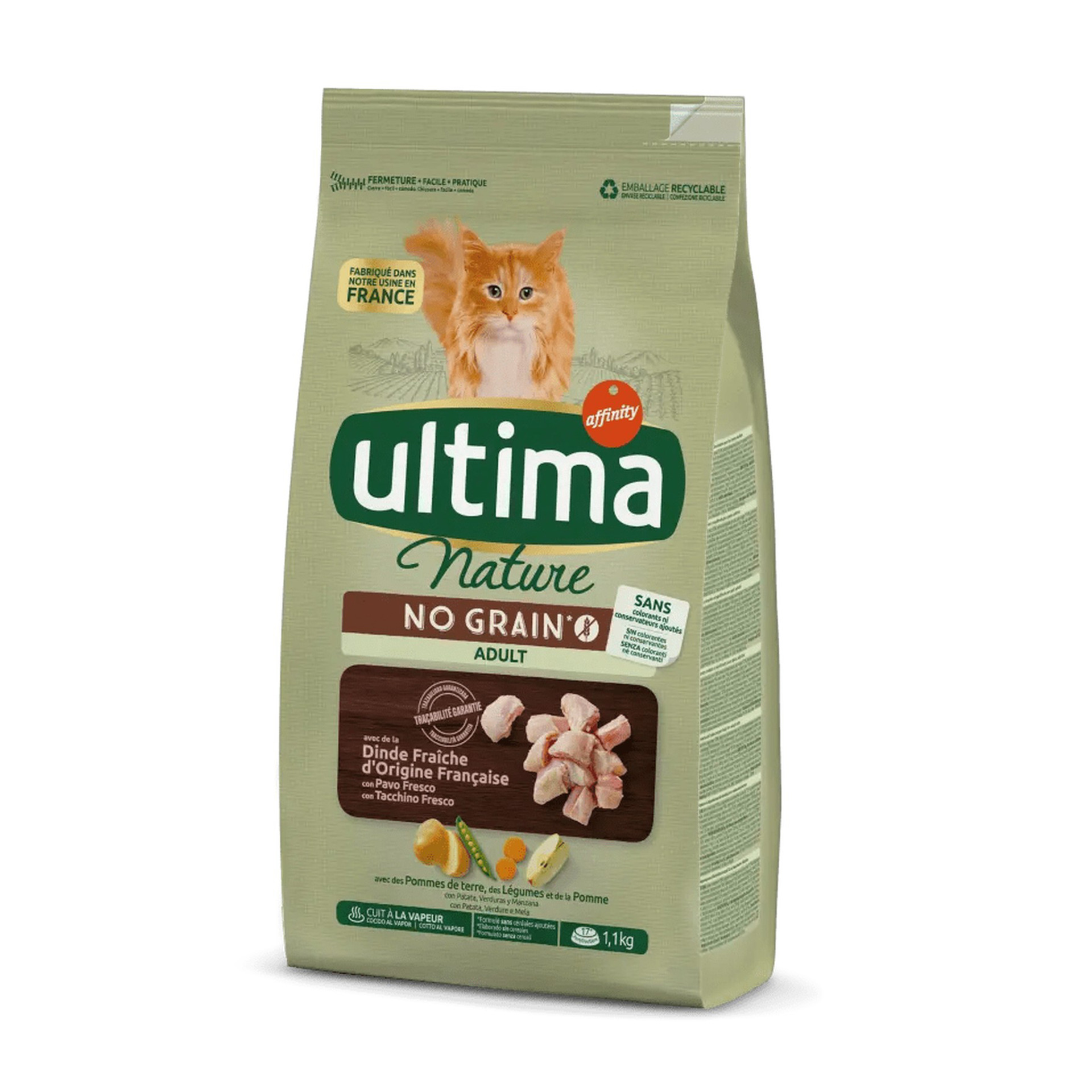 Alimento Gato Adulto No GRain Perú 1,1 KG ULTIMA