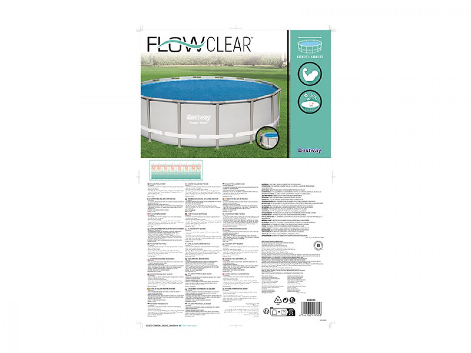 Cobertura Solar 457 CM BESTWAY