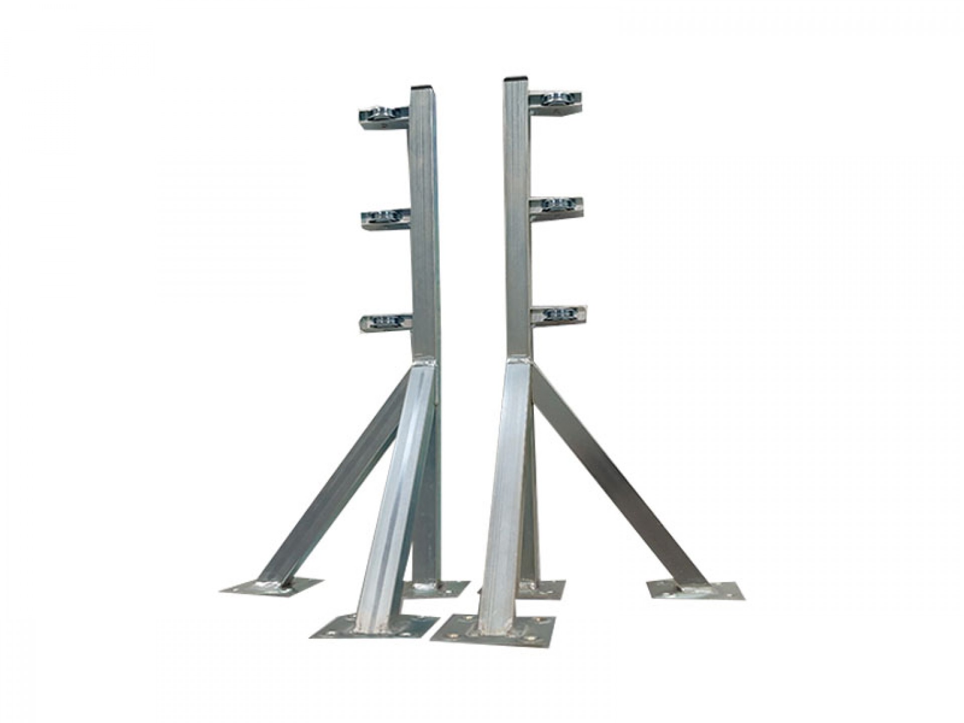 ESTENDAL DE APARAFUSAR EM INOX COM 3 RODAS