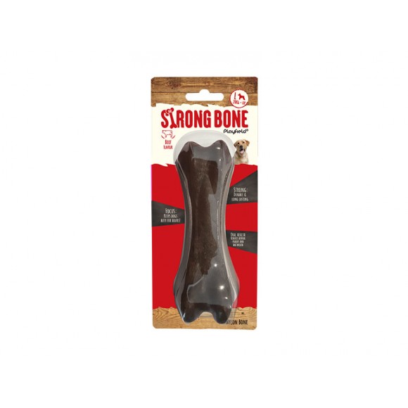 Brinquedo Para C�o Strongbone Beef 18,5CM PLAYFIEL