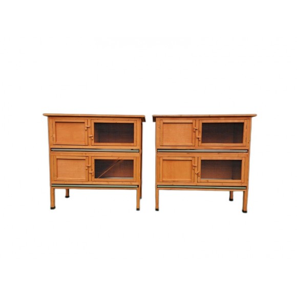 GAIOLA MADEIRA COELHO 116X44X115 CM