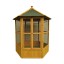 VIVEIRO MADEIRA HEXA 135X68,5X135 CM