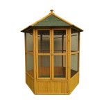 VIVEIRO MADEIRA HEXA 135X68,5X135 CM