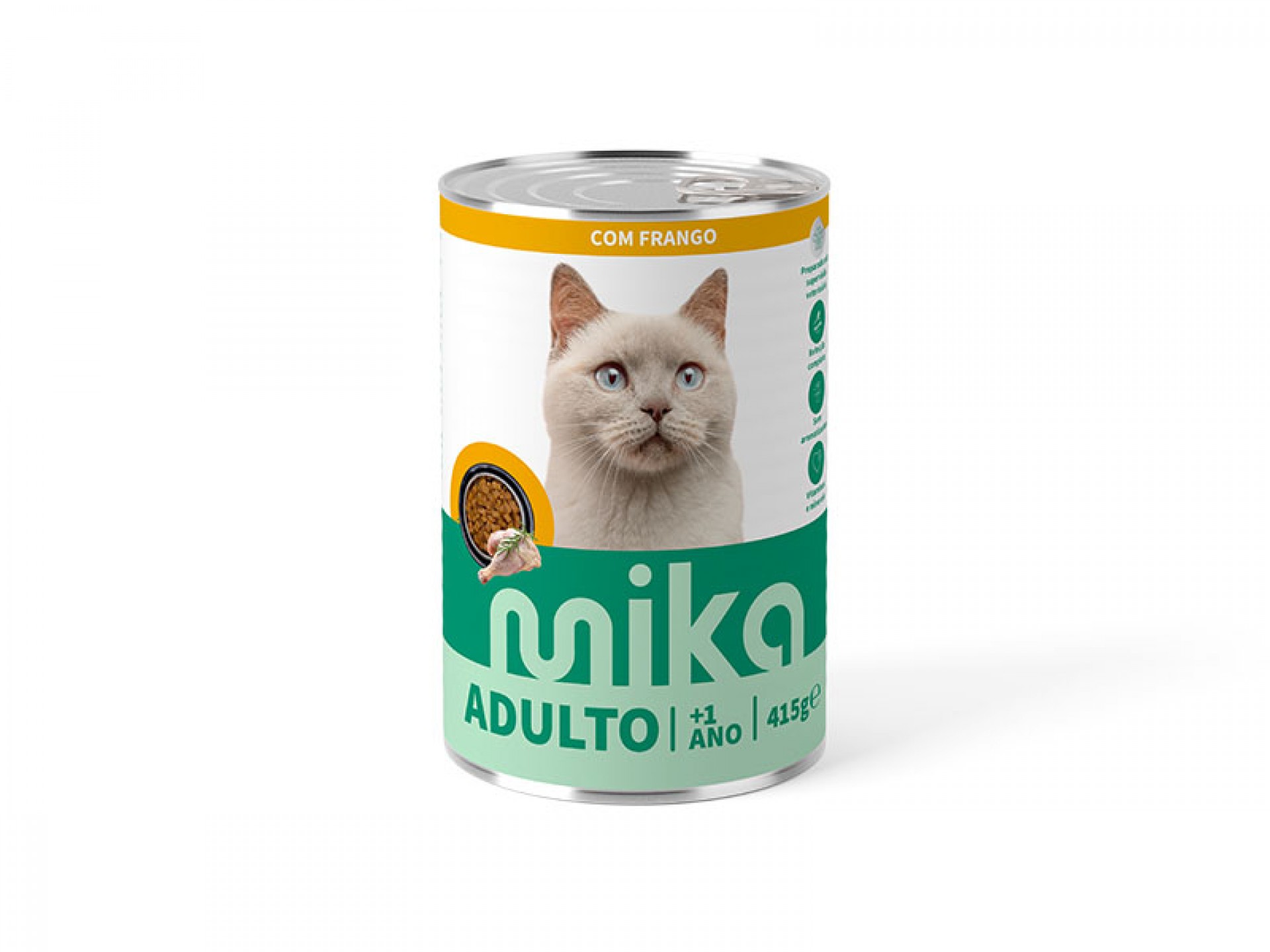 Alimento Húmido Para Gato Frango Molho 410 G MIKA