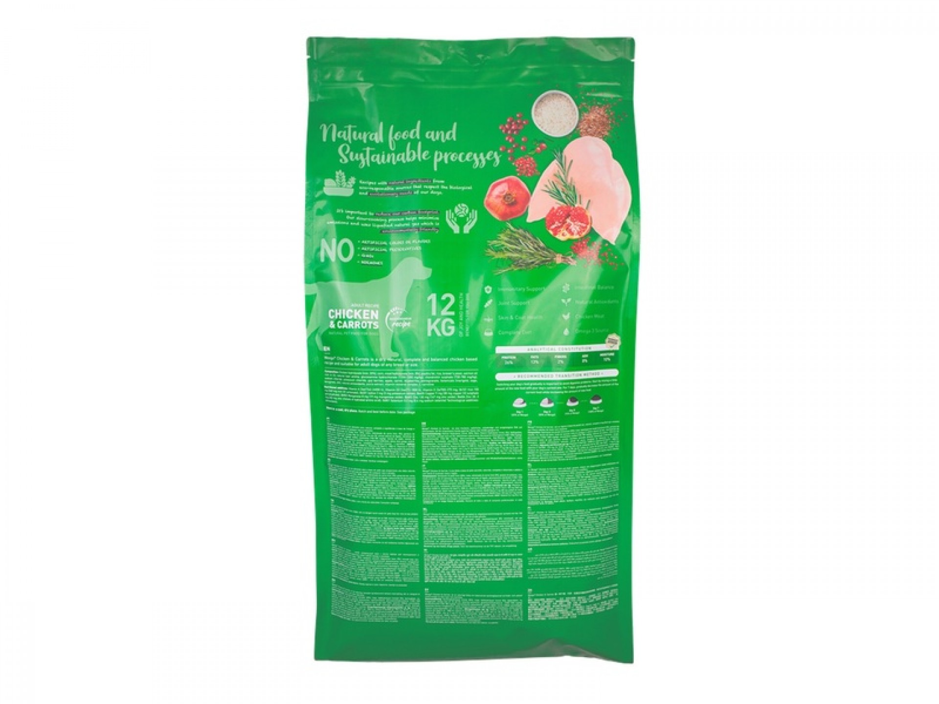 Alimento Seco Par Cão Frango E Cenoura 12 KG WEEGO