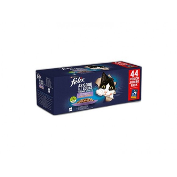 ALIMENTO HMIDO PARA GATO FANTASTIC MIX 44X85 G