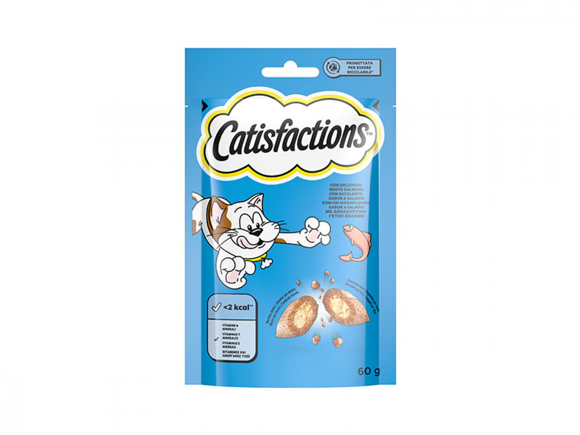 Snack Para Gato Salmão 60 G CATISFACTION