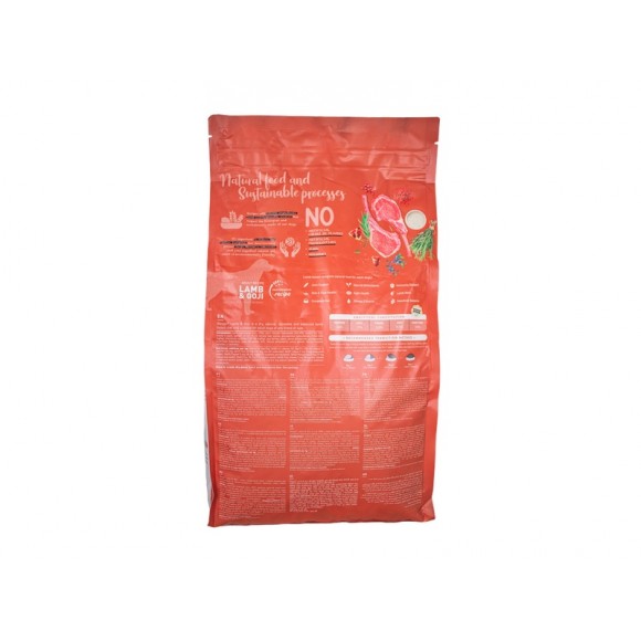 ALIMENTO SECO PARA CO CORDEIRO E GOJI 3 KG