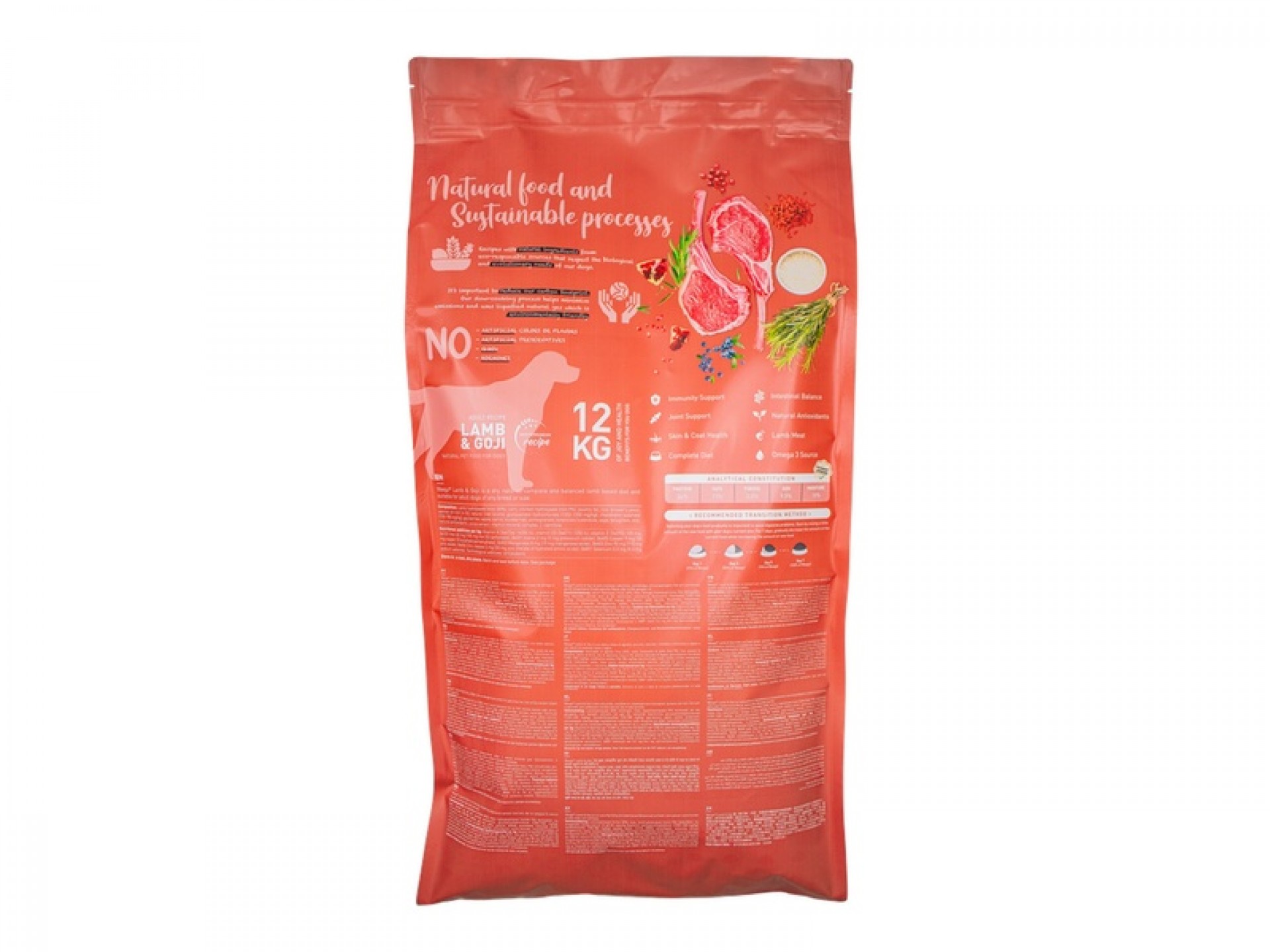 Alimento Seco Para Cão Borrego E Goji 12 KG WEEGO