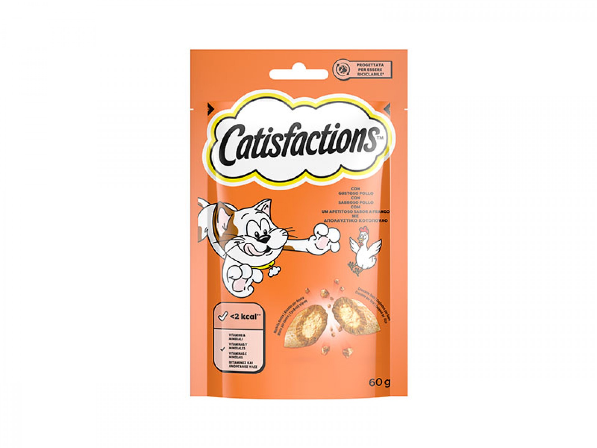 Snack Para Gato Galinha 60 G CATISFACTION