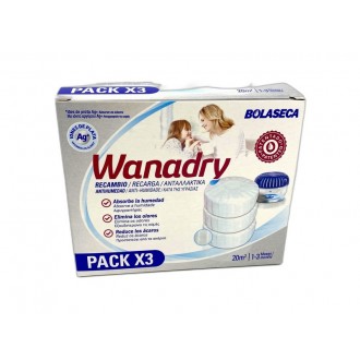 RECARGA DESUMIDIFICADOR PASTILHAS 3X450 G