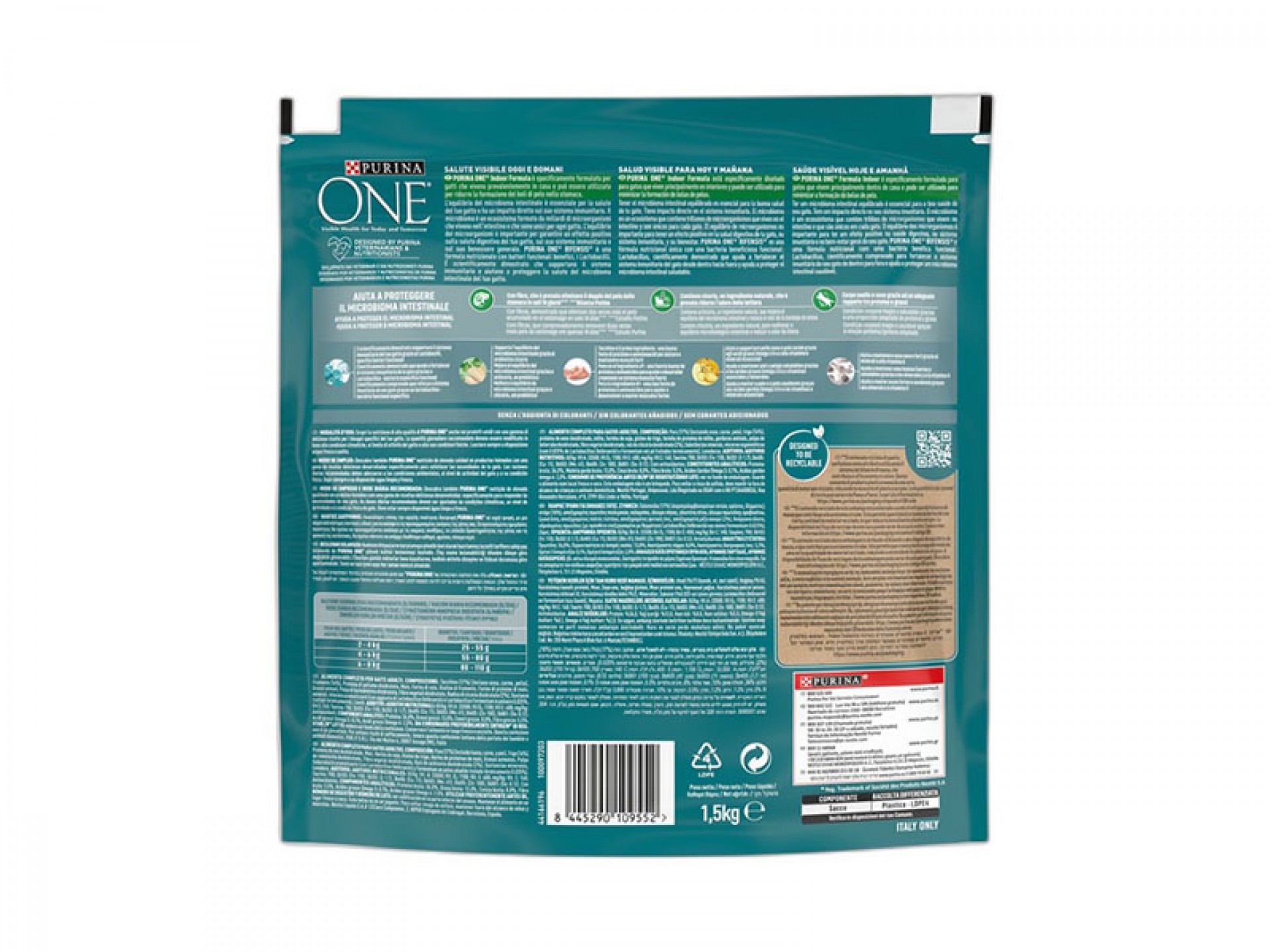 ALIMENTO SECO PARA GATO ADULTO INDOOR PERÚ 1,5 KG