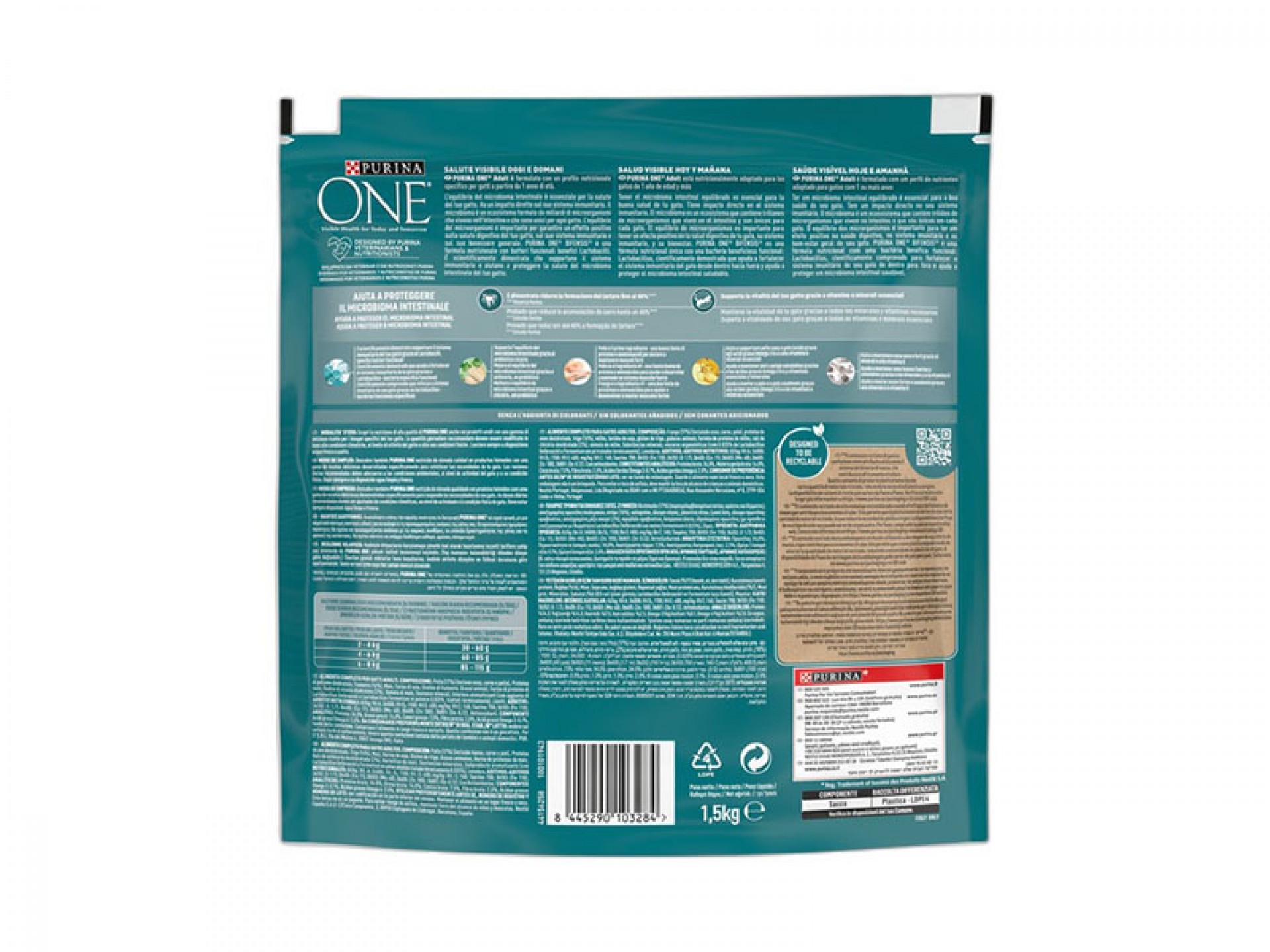 Alimento Gato Adulto Frango 1,5 KG PURINA ONE