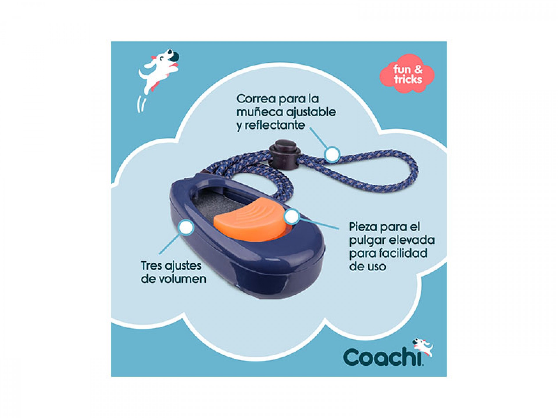 Multi-Clicker De Treino Para Cão COACHI