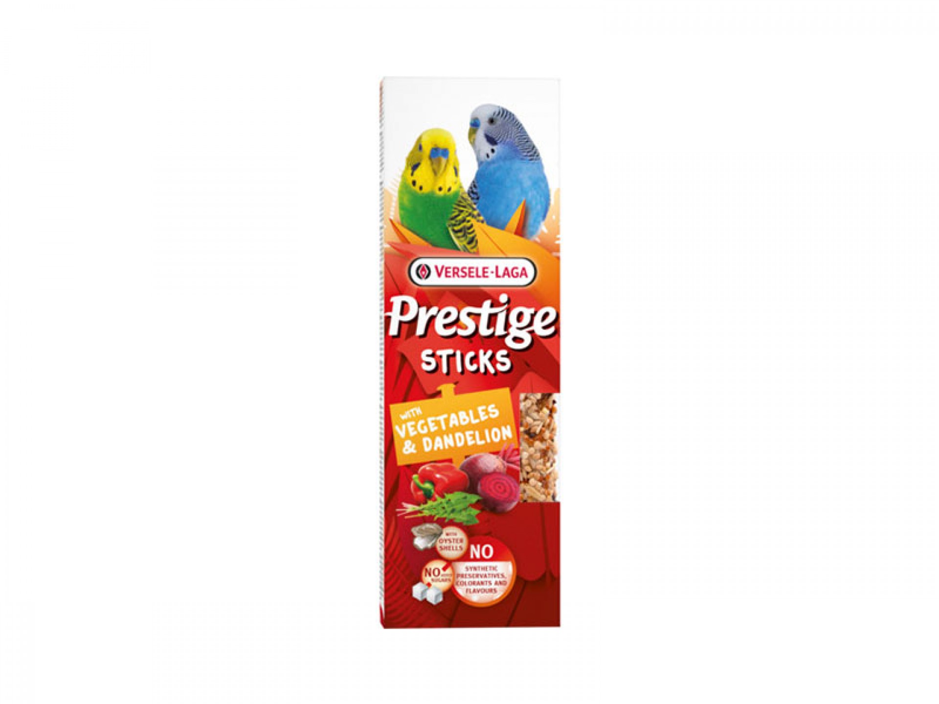 Snack P/ Periquit Vegetais/Dent Leão 60 G PRESTIGE