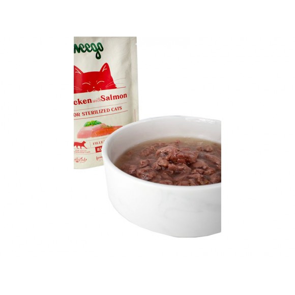 ALIMENTO HMIDO PARA GATO ESTERILIZADO SALMO 85 G