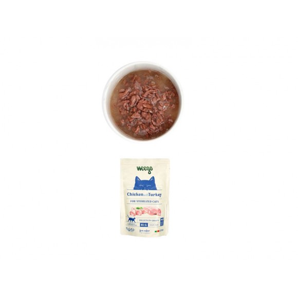 Alimento Hmido Gato Esterilizado Per 85 G WEGOO