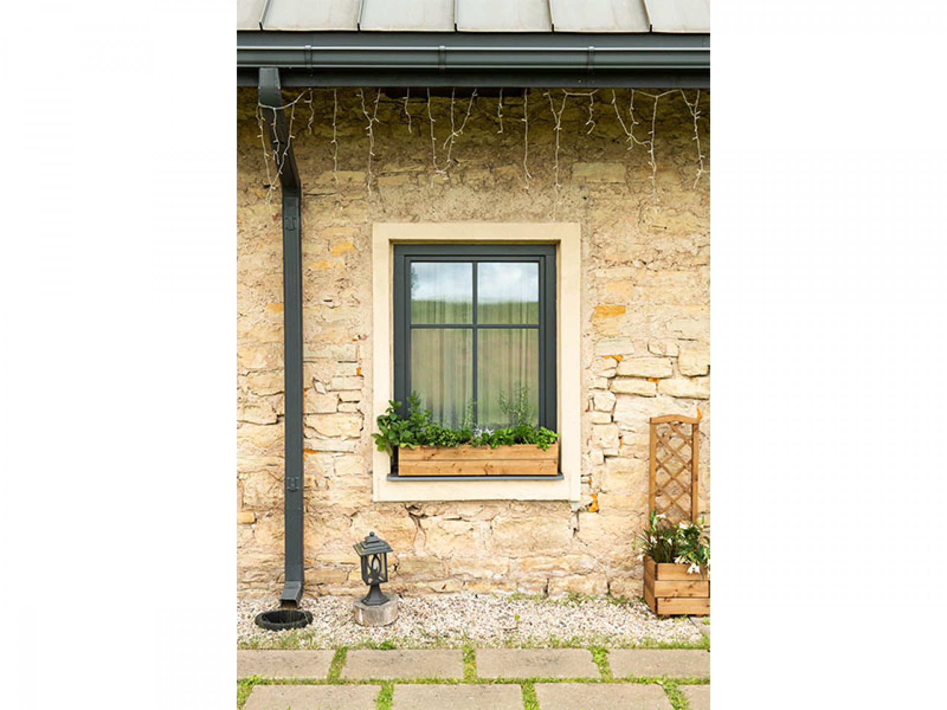 Floreira de Madeira 75 X 18 X 20 CM EKJU