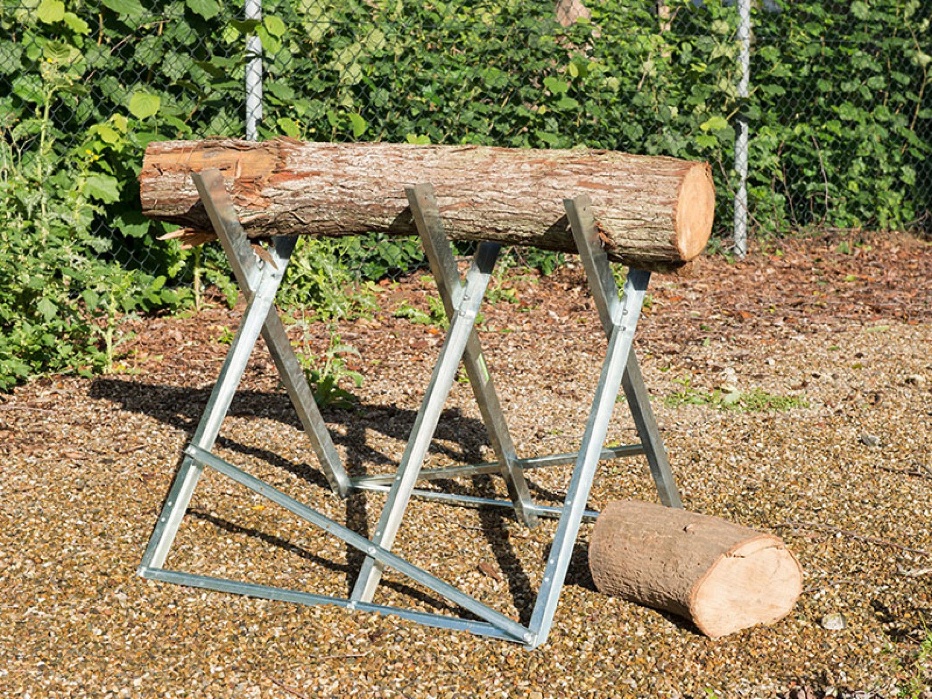 Cavalete Para Serrar Troncos POWERPLUS