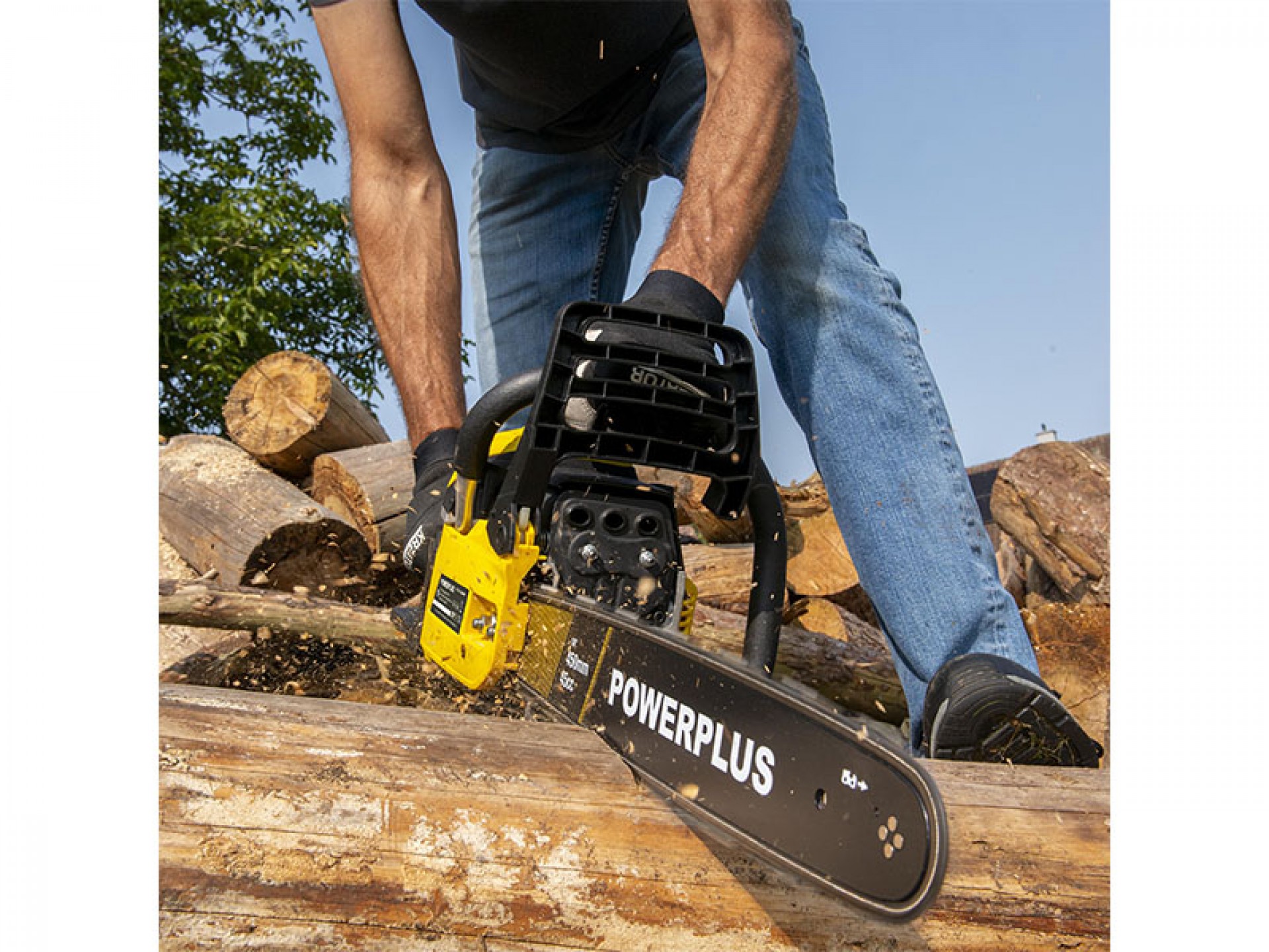 Motosserra 45CC 450 MM POWERPLUS