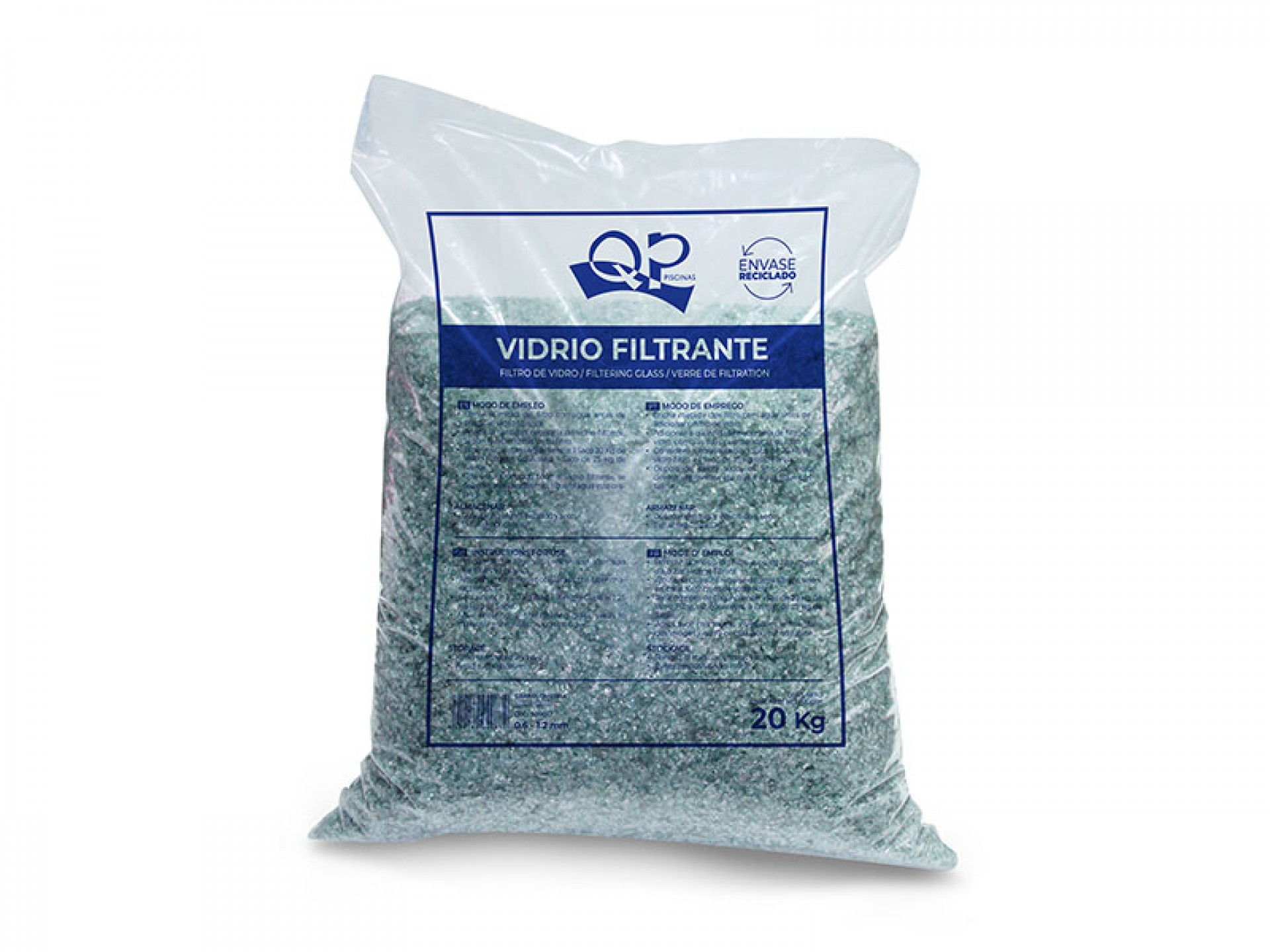 Saco De Vidro Filtrante 20KG QP