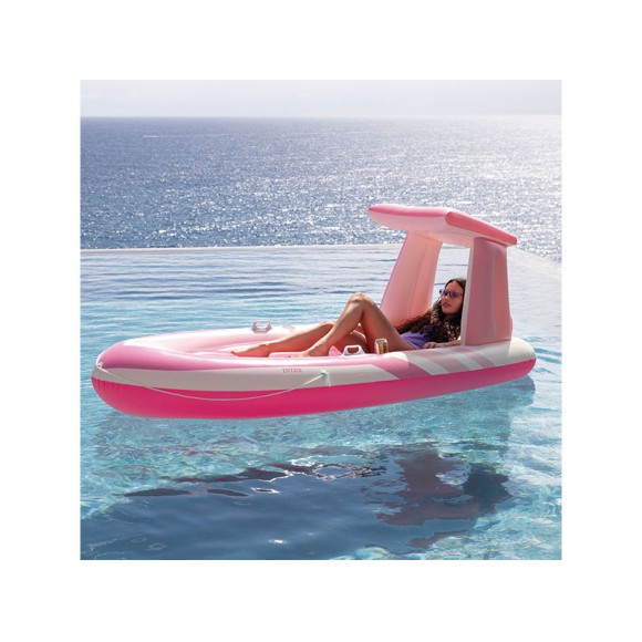 Barco Insufl�vel Para�so Rosa 244X119X97CM INTEX