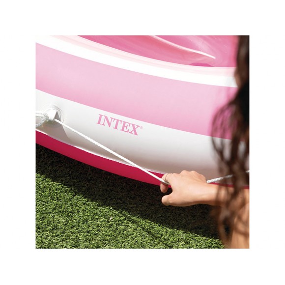 Barco Insufl�vel Para�so Rosa 244X119X97CM INTEX