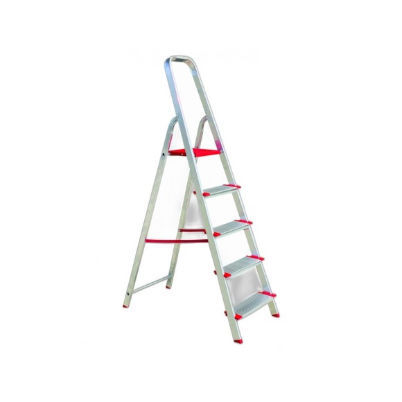 ESCADOTE DE ALUMINIO 5 DEGRAUS CERTIFICADO 12CM