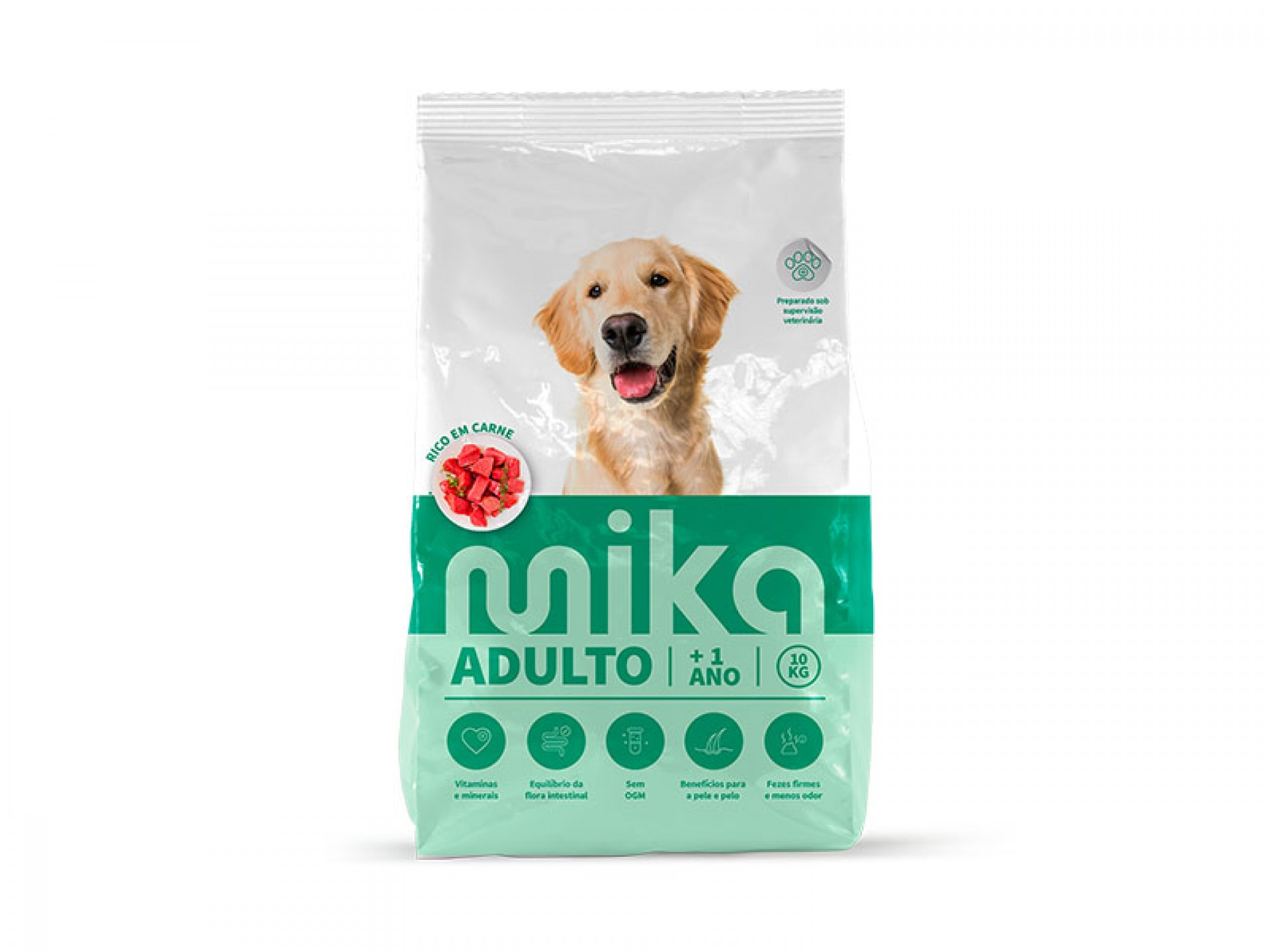 Alimento Seco Para Cão Cão Manutenção 10 KG MIKA
