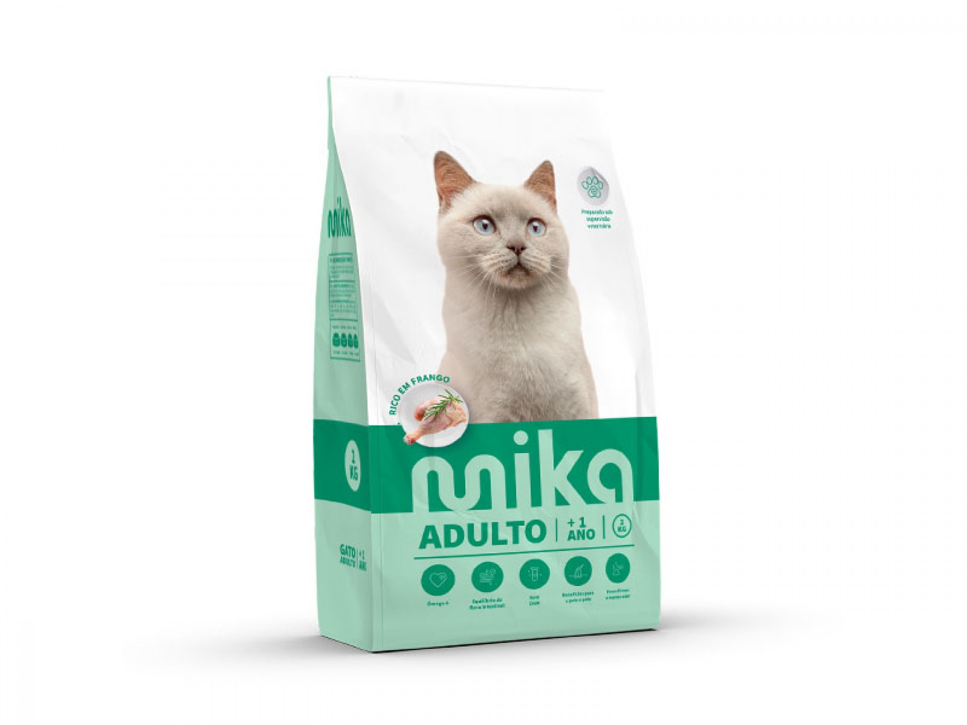 Alimento Seco Para Gato Adulto Carne 2 KG MIKA