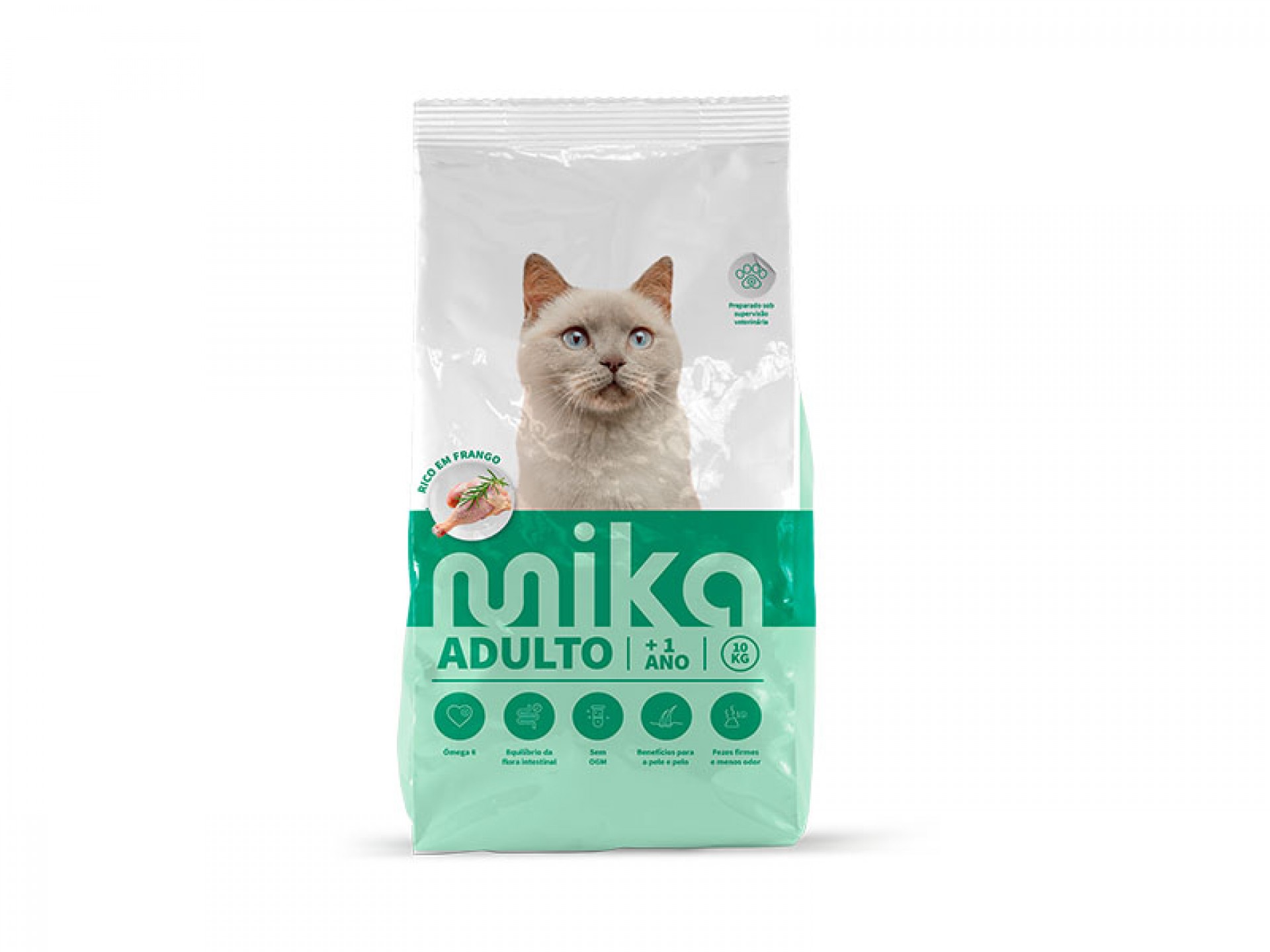 Alimento Seco Para Gato Adulto Carne 10 KG MIKA
