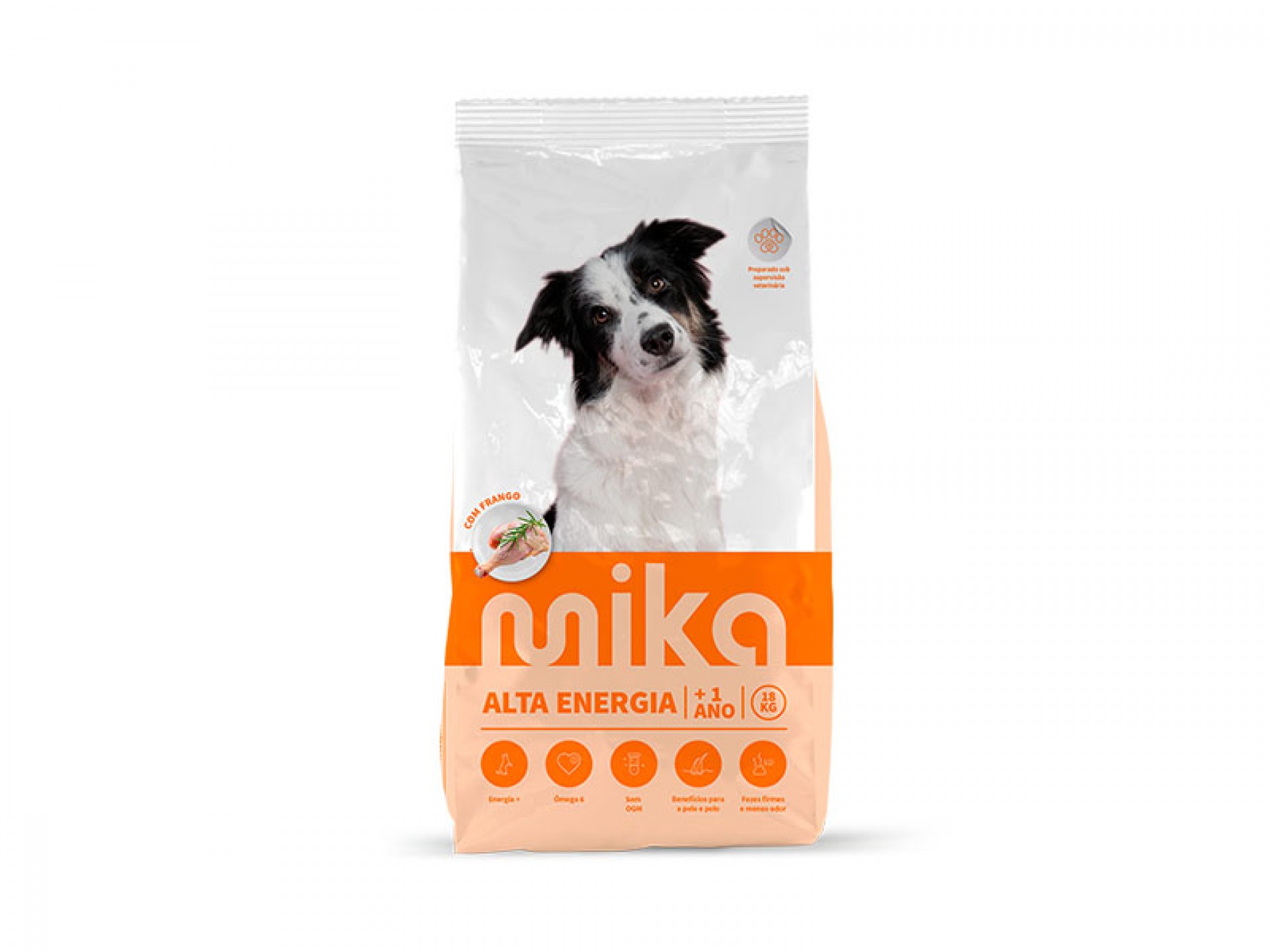 Alimento Seco Para Cão Cão Alta Energia 18 KG MIKA