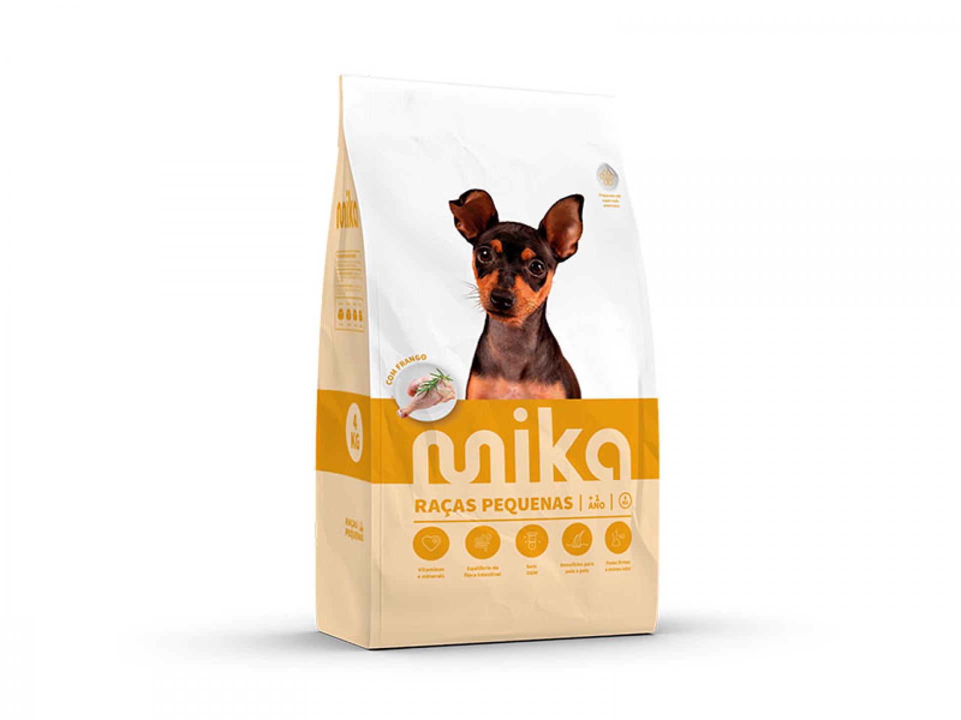 Alimento Seco Para Cão Raças Pequenas 4 KG MIKA
