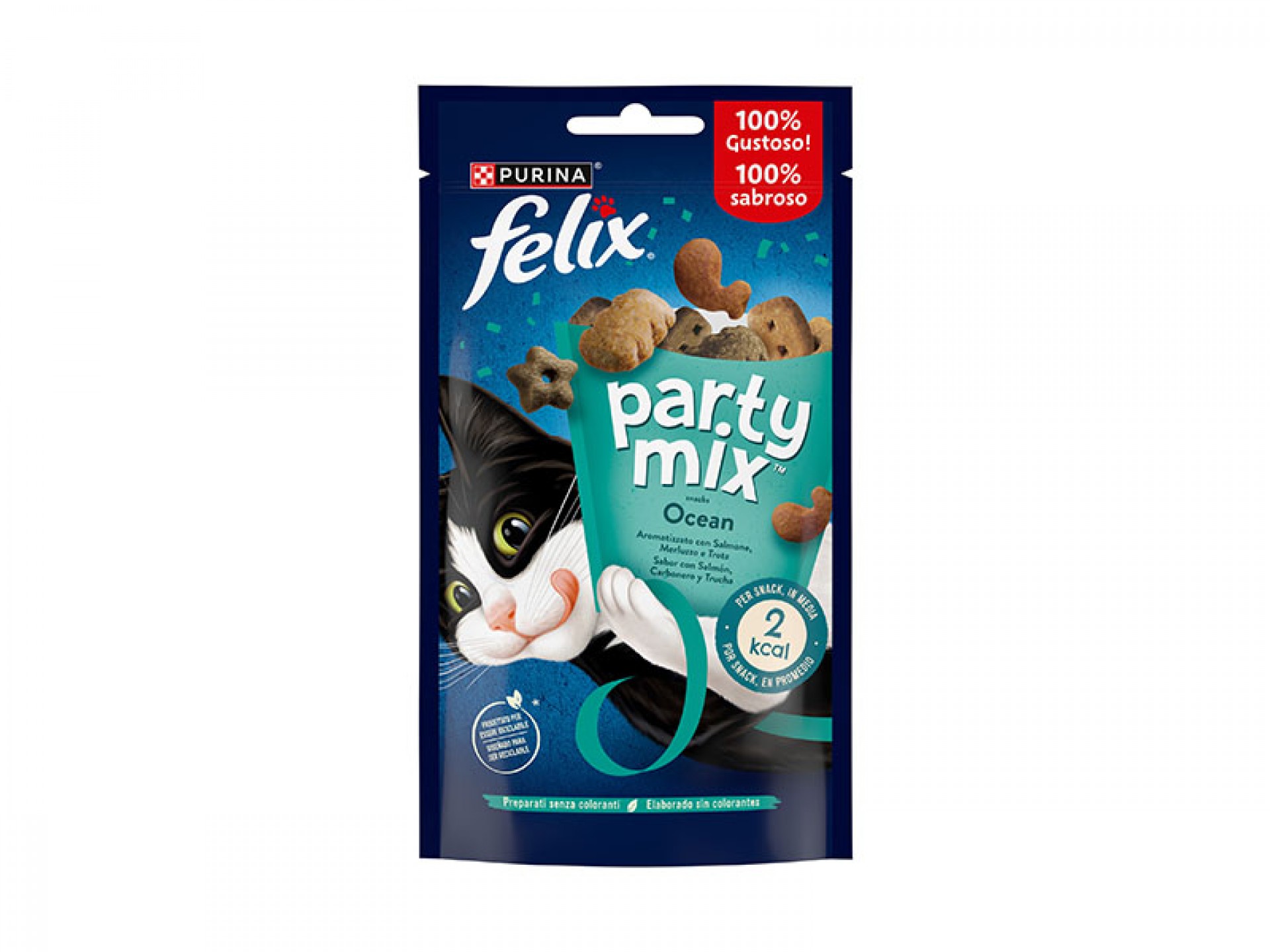 Snack Para Gato Tira Ocean Mix 60 G FELIX