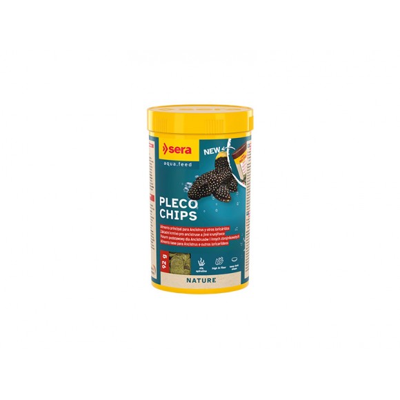 Alimento Para Peixe Fundo Pleco Chips 250 ML SERA