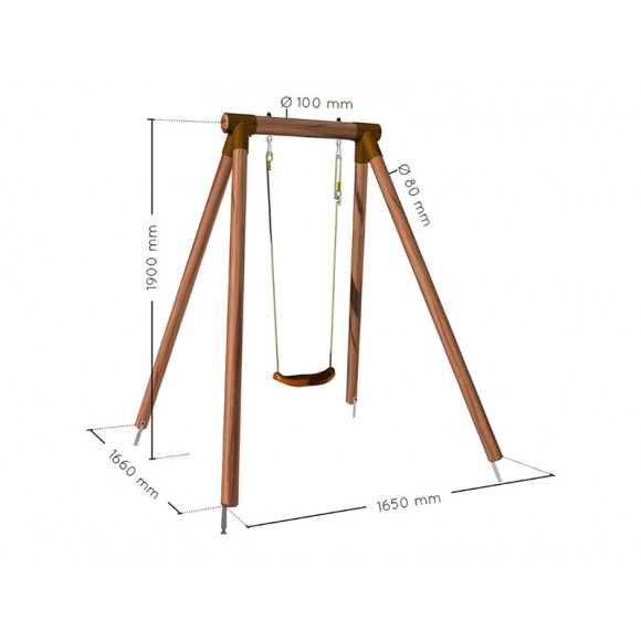 Baloi�o Madeira Hanna 1 Crian�a 165 CM SOULET