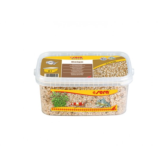 Are�o Aqu�rio Beige 2-4 MM 3 L SERA