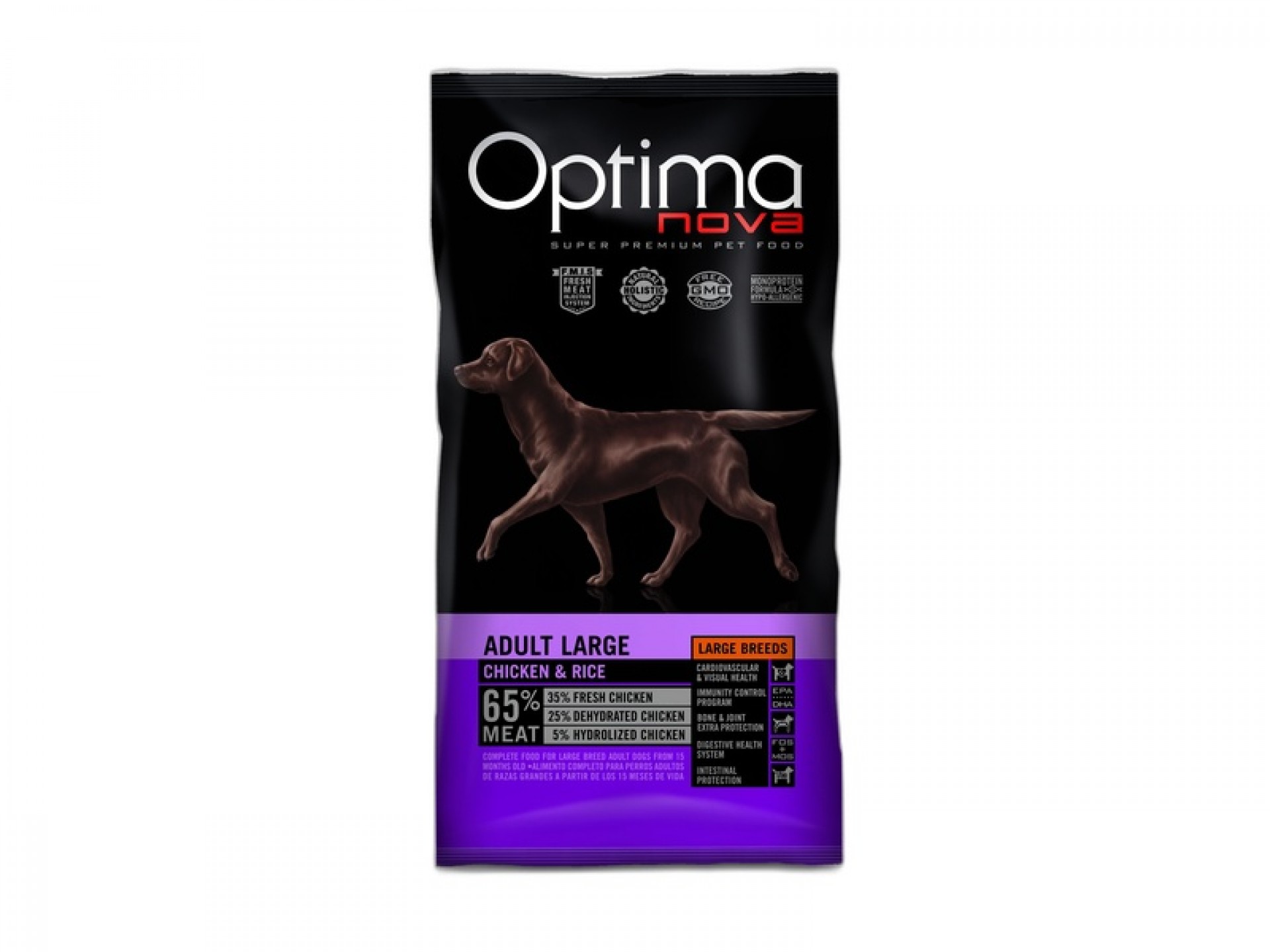 Alim Seco Cão Adulto Large C&R 12 KG OPTIMANOVA