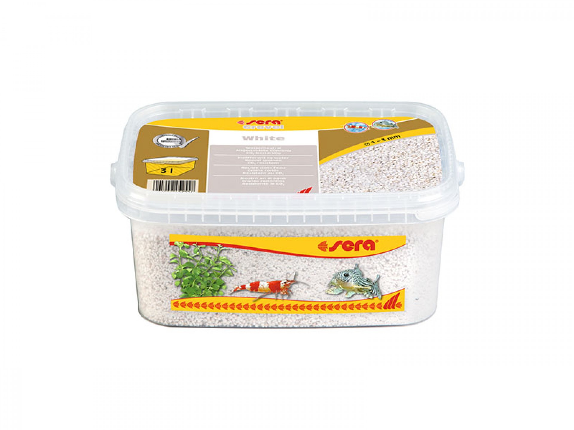 Areão Aquário Branco 1-3 MM 3 L SERA