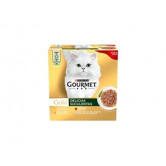 Al H�m Gato Delicias Sucul Mix 8X85 G GOURMET GOLD
