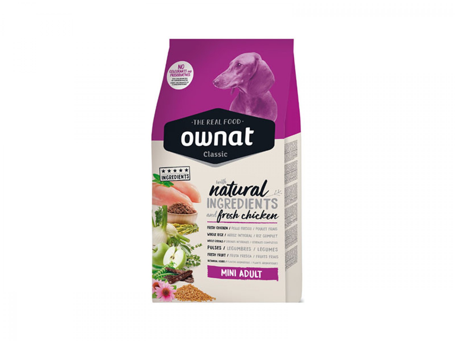 Alimento Seco Para Cão Adulto Mini 4 KG OWNAT