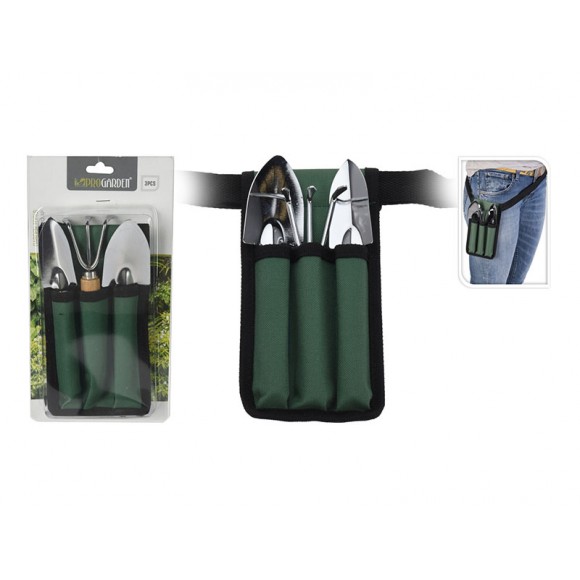 Conjunto 3 Mini Ferramentas Jardim PROGARDEN