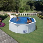 Piscina De A�o Redonda 300X120CM Com Filtro AQUALO