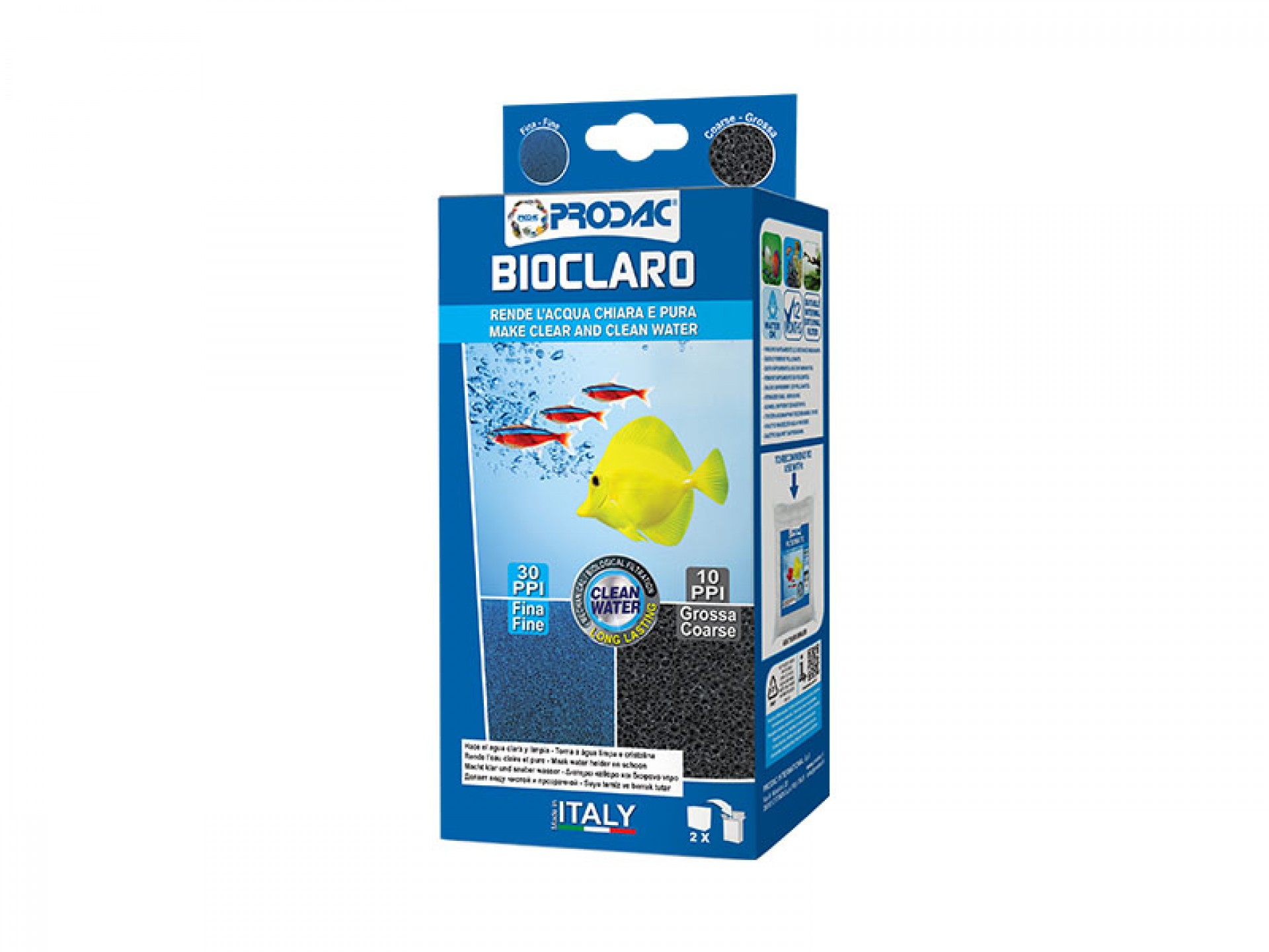 Esponja Para Filtro Aquário Fina E Grossa 2Un PROD