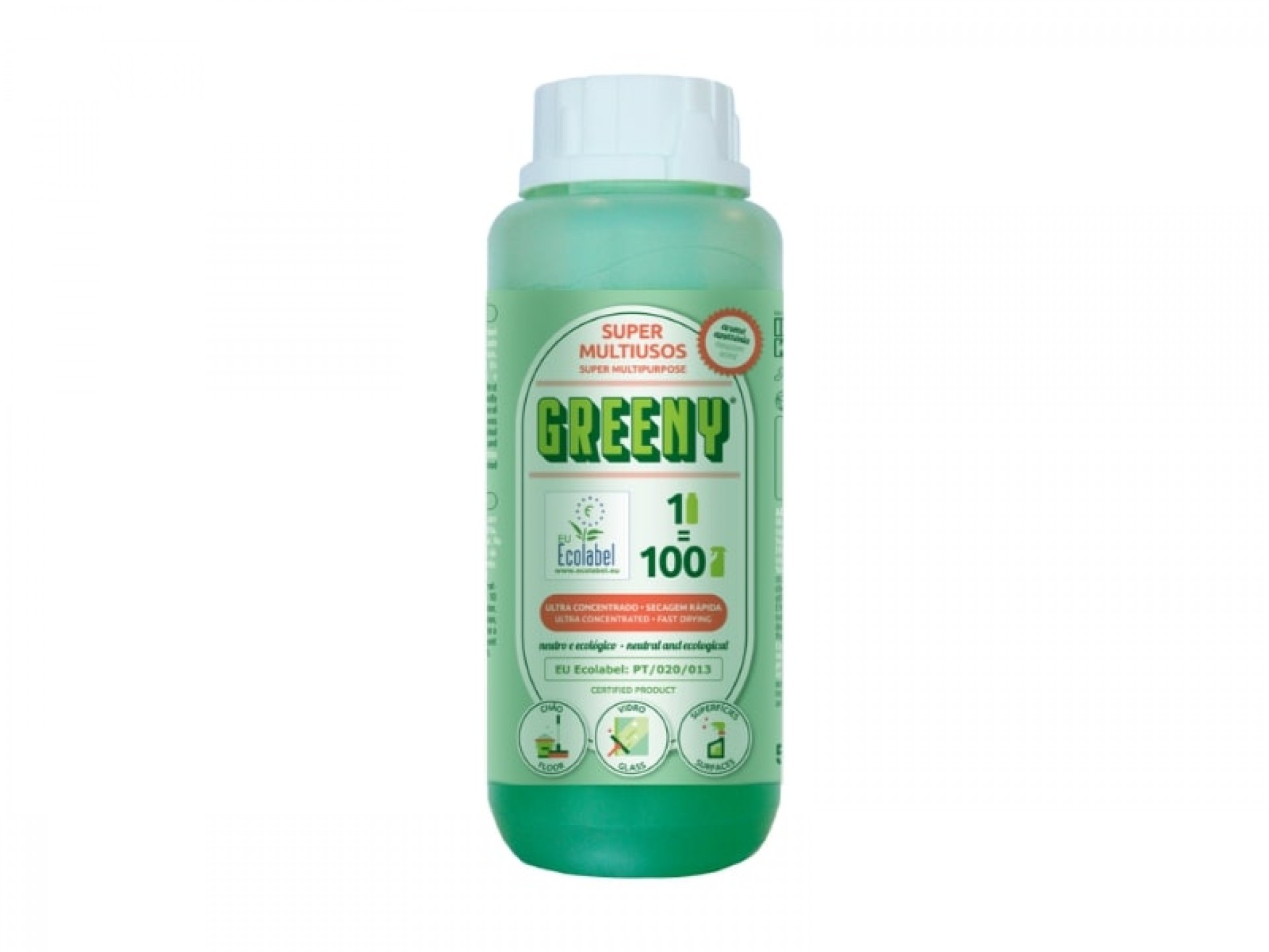 DETERGENTE MULTIUSOS ULTRA-CONCENTRADO GREENY 0,5 L