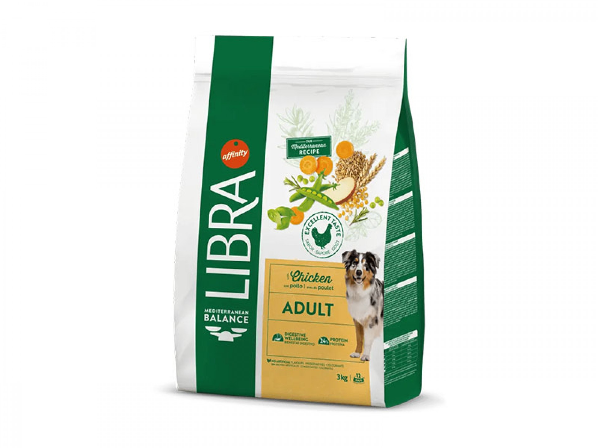 Alimento Seco Para Cão Adulto Frango 3 KG LIBRA