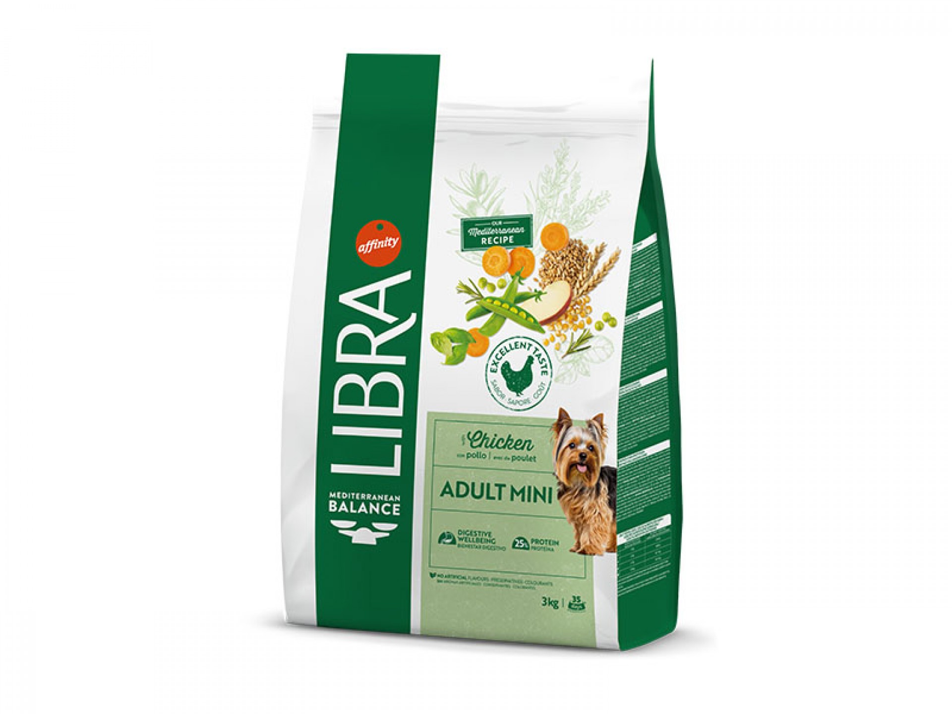 Alimento Seco Cão Adulto Mini Frango 3 KG LIBRA